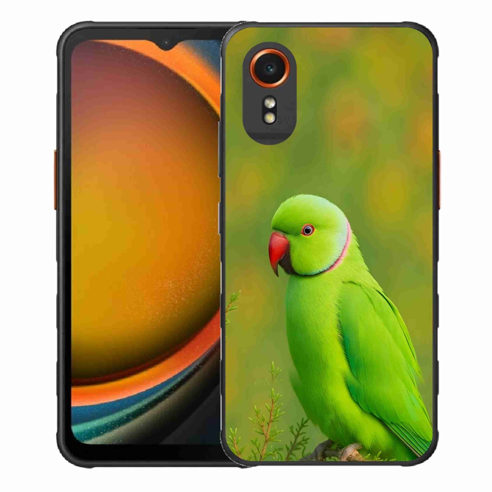 Gélový kryt mmCase na Samsung Galaxy Xcover 7 - papagáj Alexandr 2