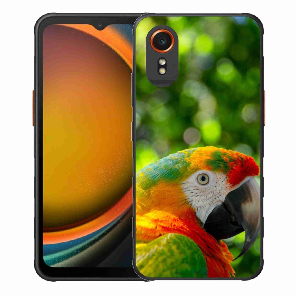 Gélový kryt mmCase na Samsung Galaxy Xcover 7 - papagáj ara 3