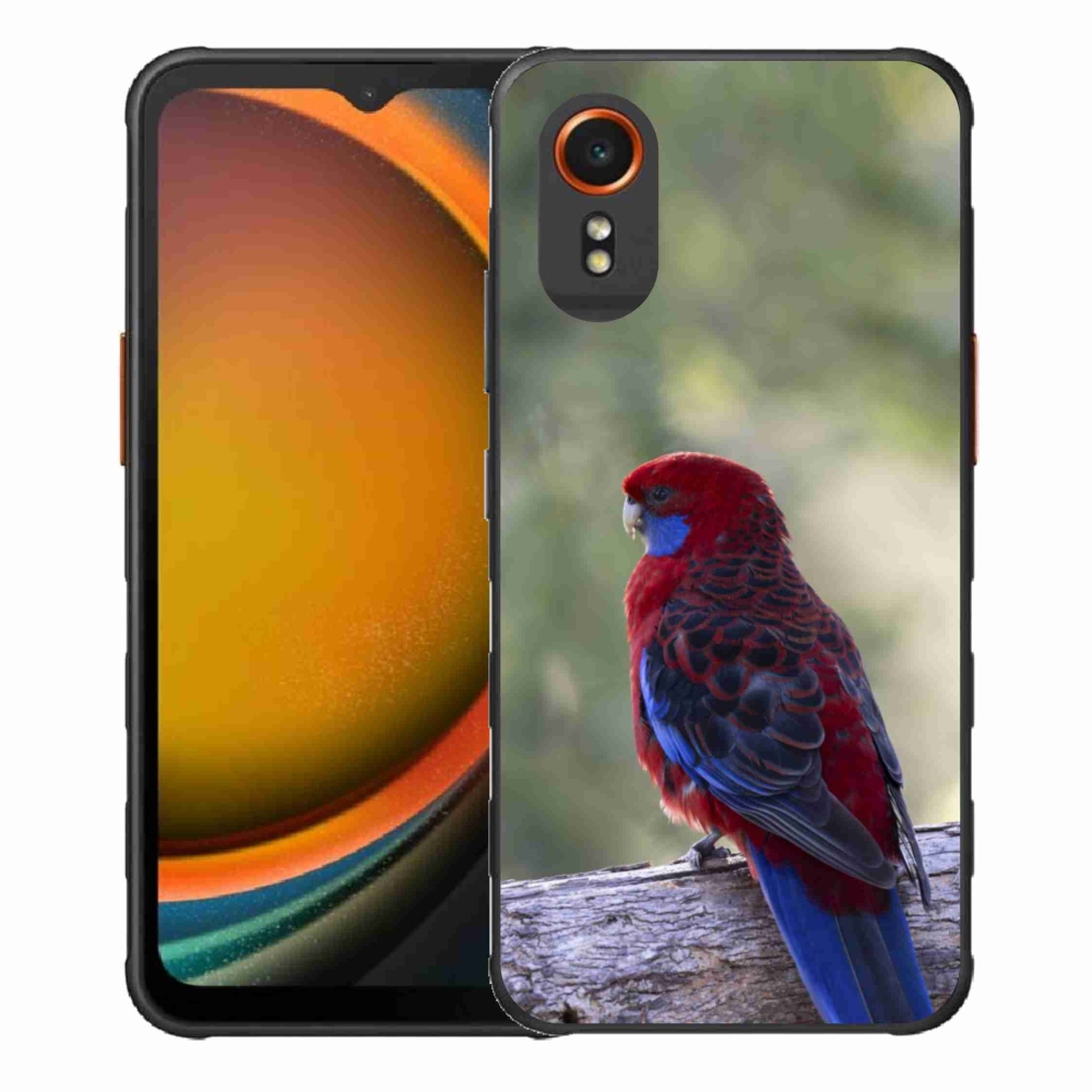 Gélový kryt mmCase na Samsung Galaxy Xcover 7 - papagáj rosela