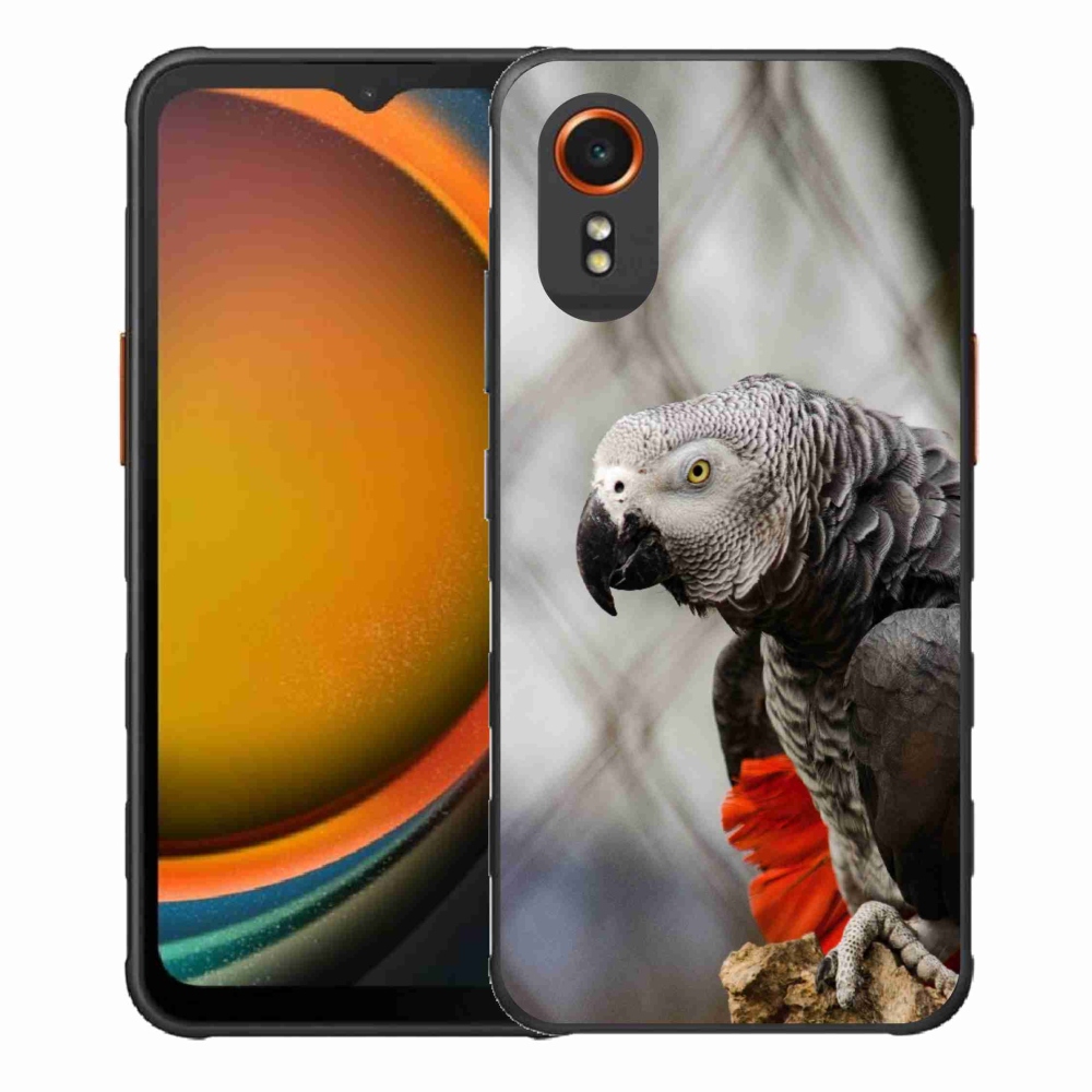 Gélový kryt mmCase na Samsung Galaxy Xcover 7 - papagáj žako 3