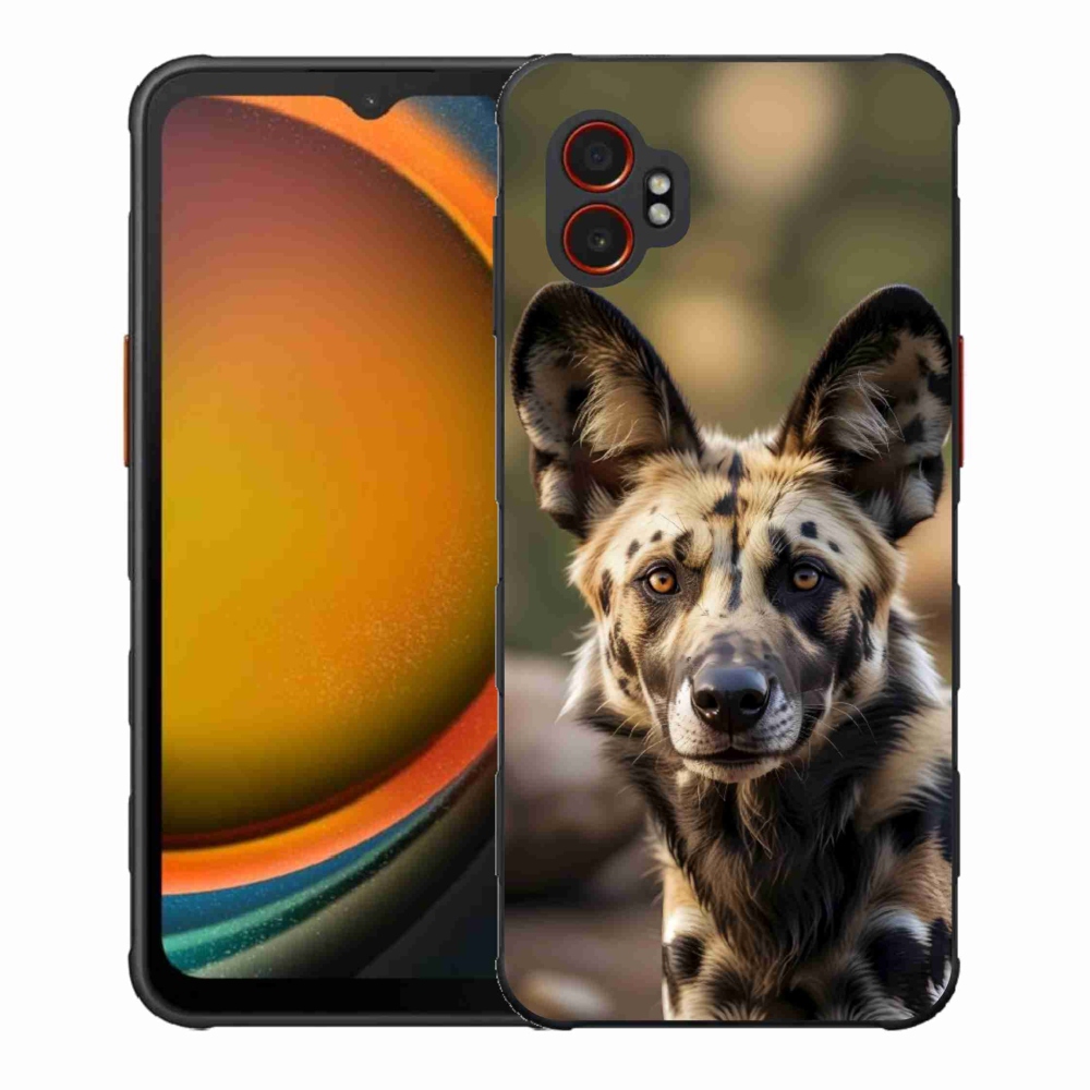 Gélový kryt mmCase Samsung Galaxy Xcover 7 Pro - africký divoký pes