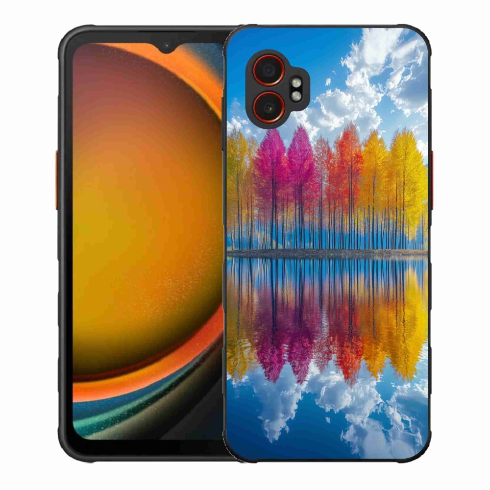 Gélový kryt mmCase na Samsung Galaxy Xcover 7 Pro - farebné stromy