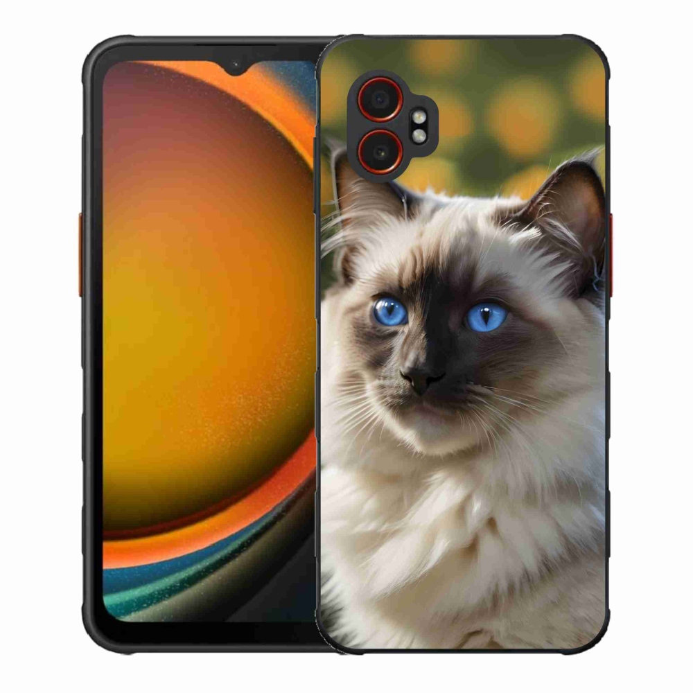 Gélový kryt mmCase na Samsung Galaxy Xcover 7 Pro - biely ragdoll