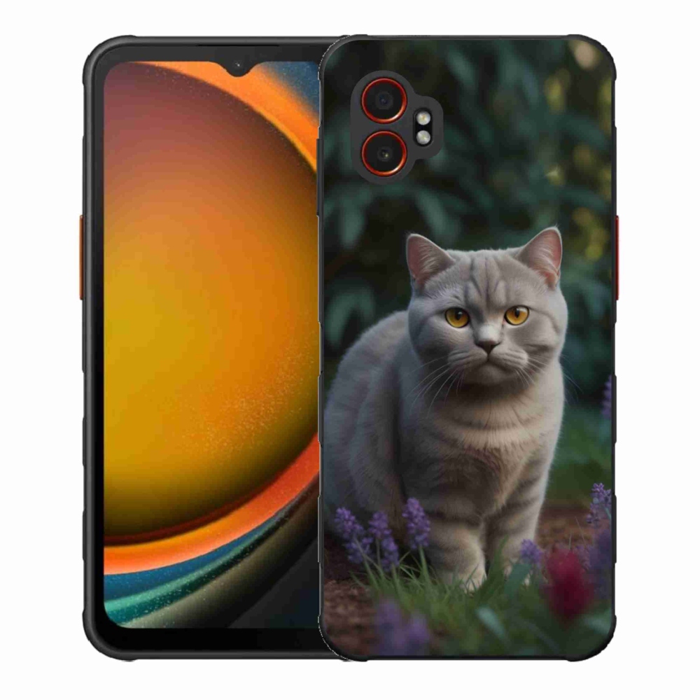Gélový kryt mmCase na Samsung Galaxy Xcover 7 Pro - britská mačka