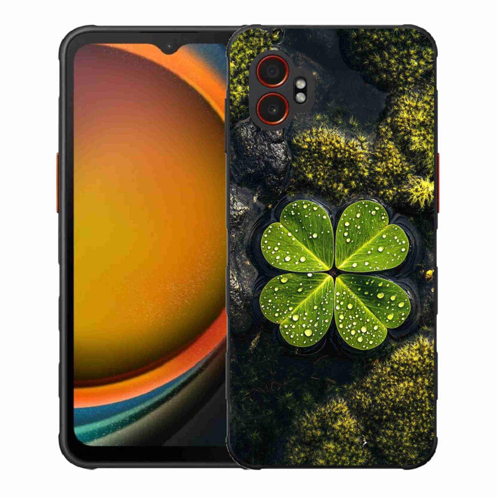 Gélový kryt mmCase na Samsung Galaxy Xcover 7 Pro - štvorlístok