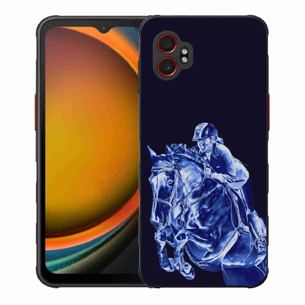 Gélový kryt mmCase na Samsung Galaxy Xcover 7 Pro - dostihový kôň