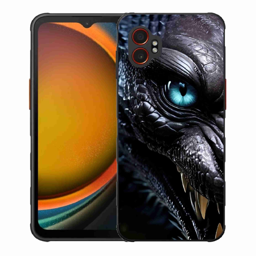 Gélový kryt mmCase na Samsung Galaxy Xcover 7 Pro - dračí pohľad