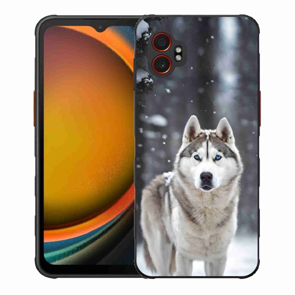 Gélový kryt mmCase na Samsung Galaxy Xcover 7 Pro - husky 2