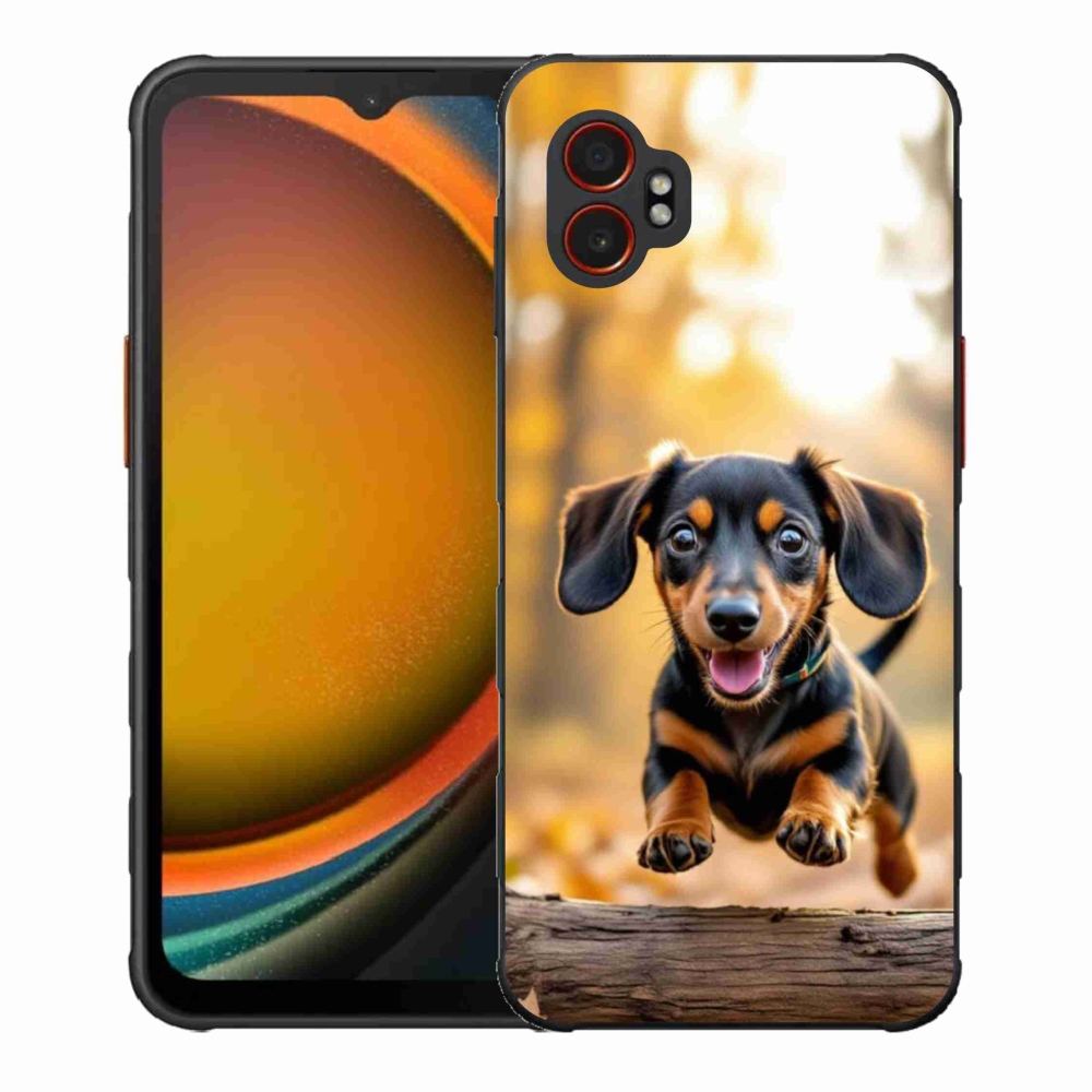 Gélový kryt mmCase na Samsung Galaxy Xcover 7 Pro - jazvečík 2