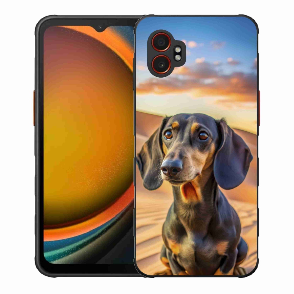 Gélový kryt mmCase na Samsung Galaxy Xcover 7 Pro - jazvečík 3