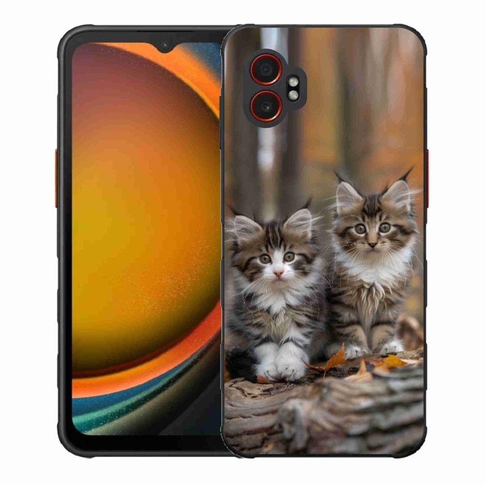 Gélový kryt mmCase na Samsung Galaxy Xcover 7 Pro - mačacie duo 3