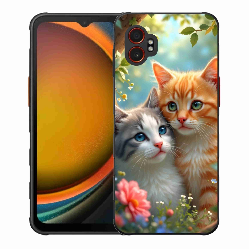Gélový kryt mmCase na Samsung Galaxy Xcover 7 Pro - mačacia láska 2