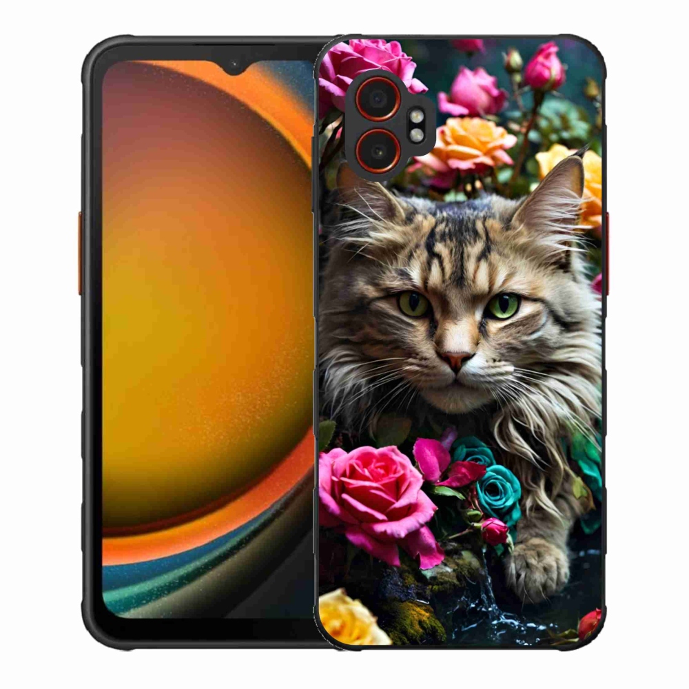 Gélový kryt mmCase na Samsung Galaxy Xcover 7 Pro - mačacie pohľad 2