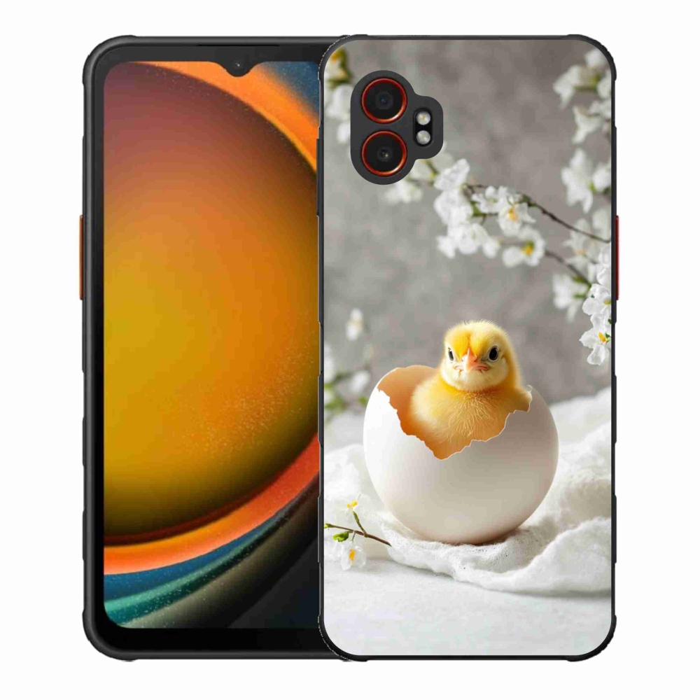 Gélový kryt mmCase na Samsung Galaxy Xcover 7 Pro - kuriatko