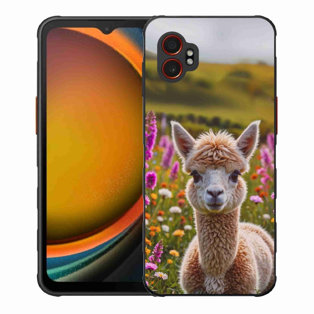 Gélový kryt mmCase na Samsung Galaxy Xcover 7 Pro - lama na lúke