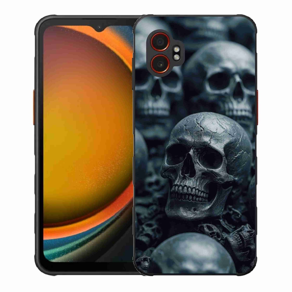 Gélový kryt mmCase na Samsung Galaxy Xcover 7 Pro - lebka 2