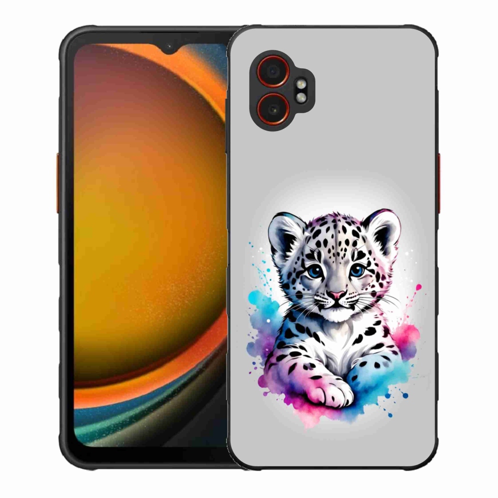 Gélový kryt mmCase na Samsung Galaxy Xcover 7 Pro - leopardej mláďa