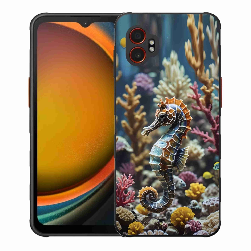Gélový kryt mmCase na Samsung Galaxy Xcover 7 Pro - morský koník 2