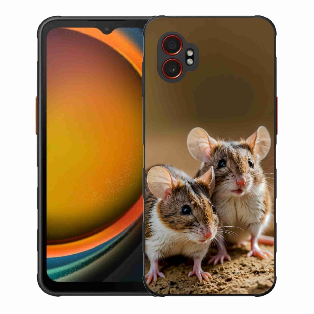 Gélový kryt mmCase na Samsung Galaxy Xcover 7 Pro - myší duo