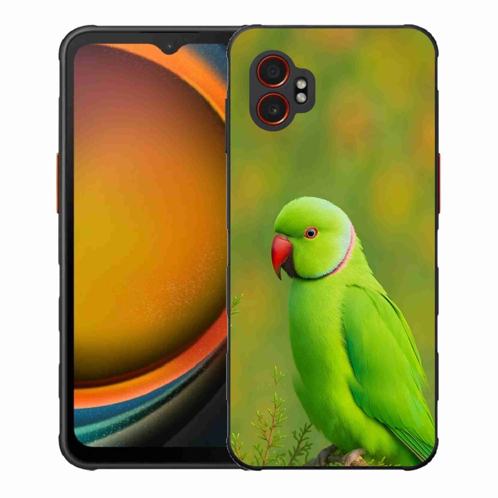 Gélový kryt mmCase na Samsung Galaxy Xcover 7 Pro - papagáj alexander 2