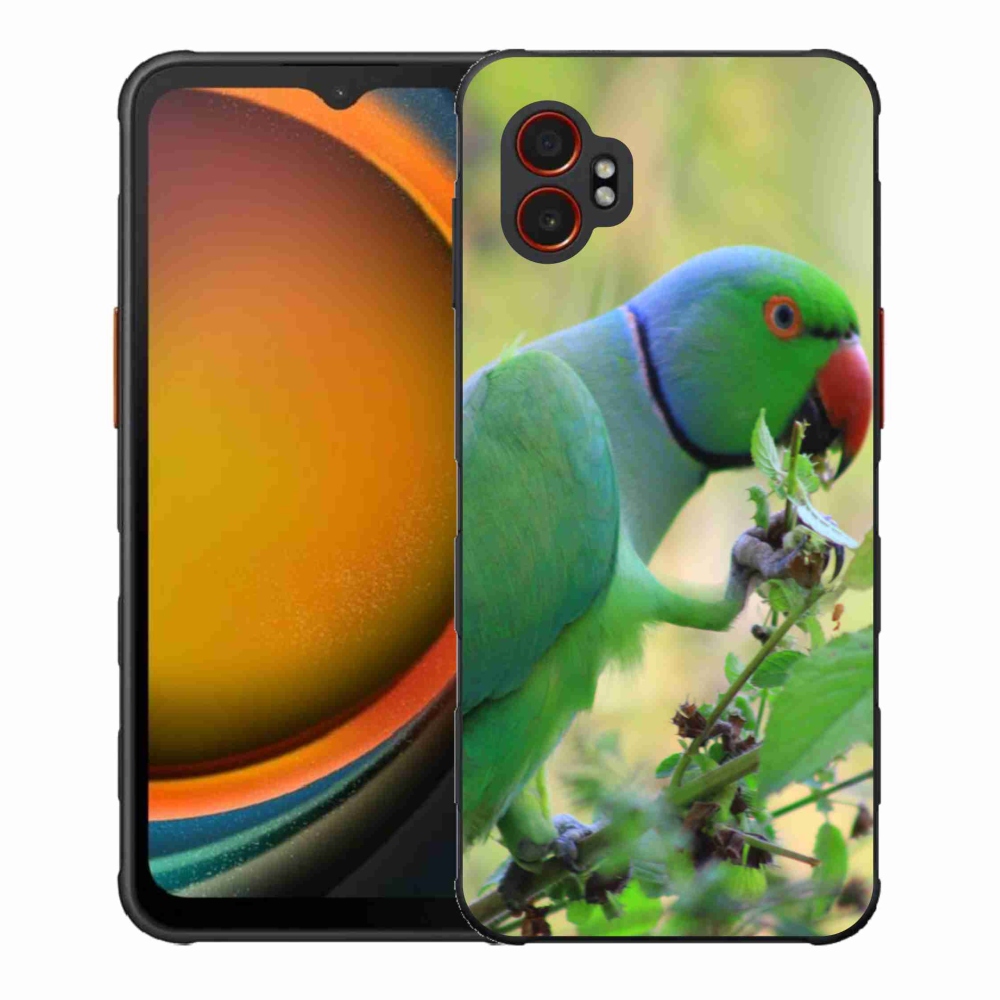 Gélový kryt mmCase na Samsung Galaxy Xcover 7 Pro - papagáj alexandr