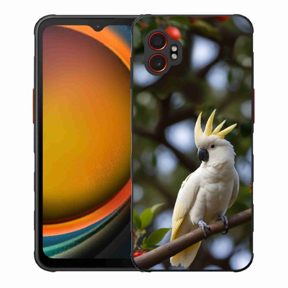 Gélový kryt mmCase na Samsung Galaxy Xcover 7 Pro - papagáj kakadu 3