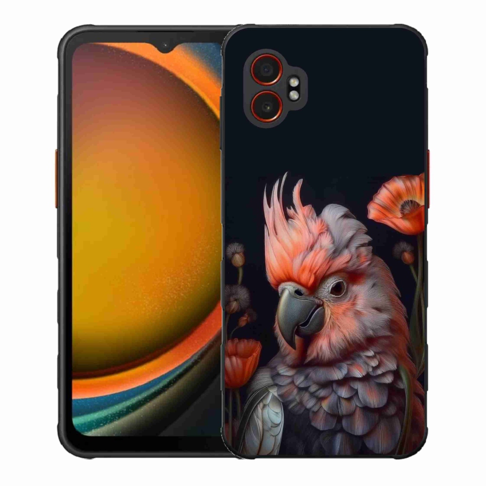 Gélový kryt mmCase na Samsung Galaxy Xcover 7 Pro - papagáj kakadu vo farbách
