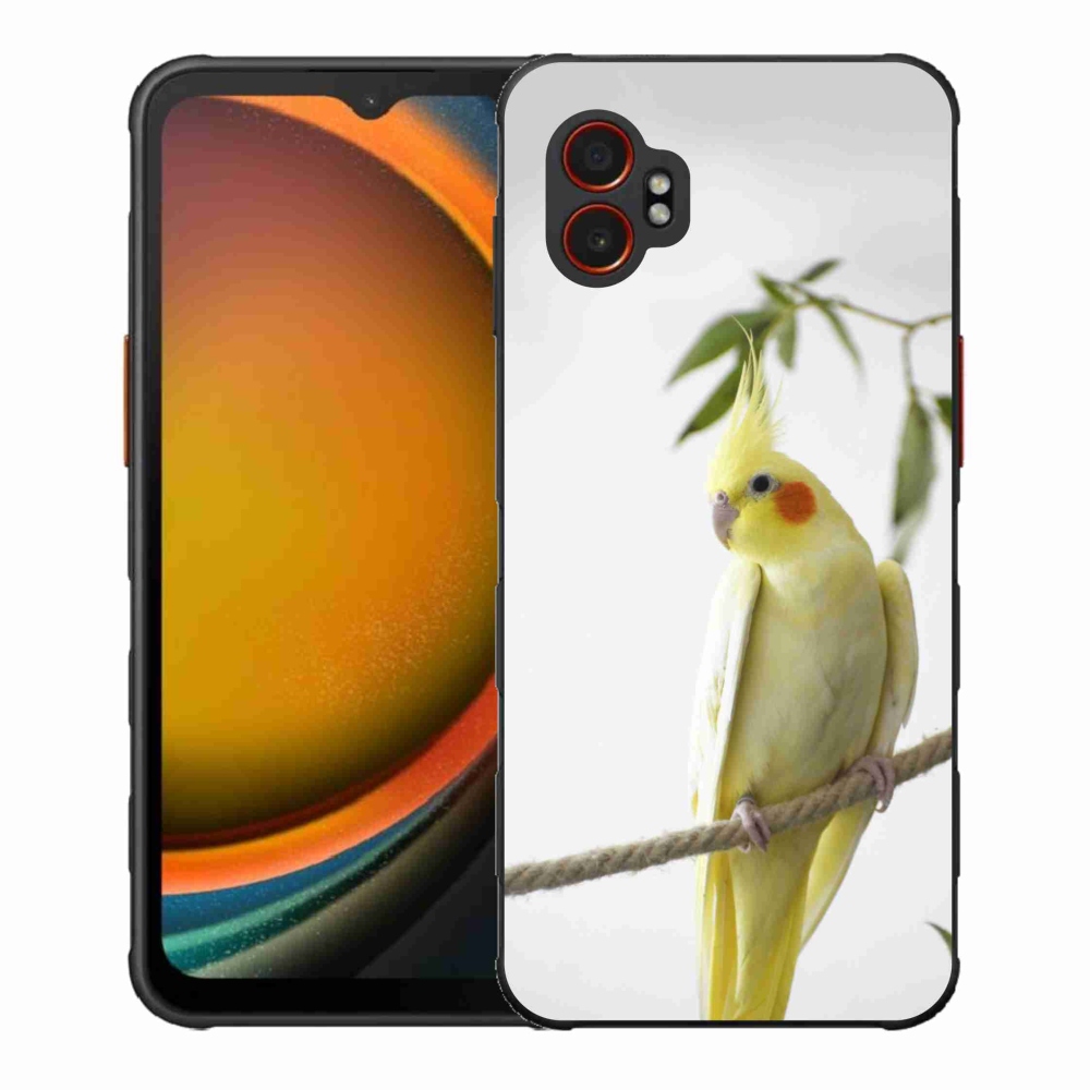 Gélový kryt mmCase Samsung Galaxy Xcover 7 Pro - papagáj korela chocholatá