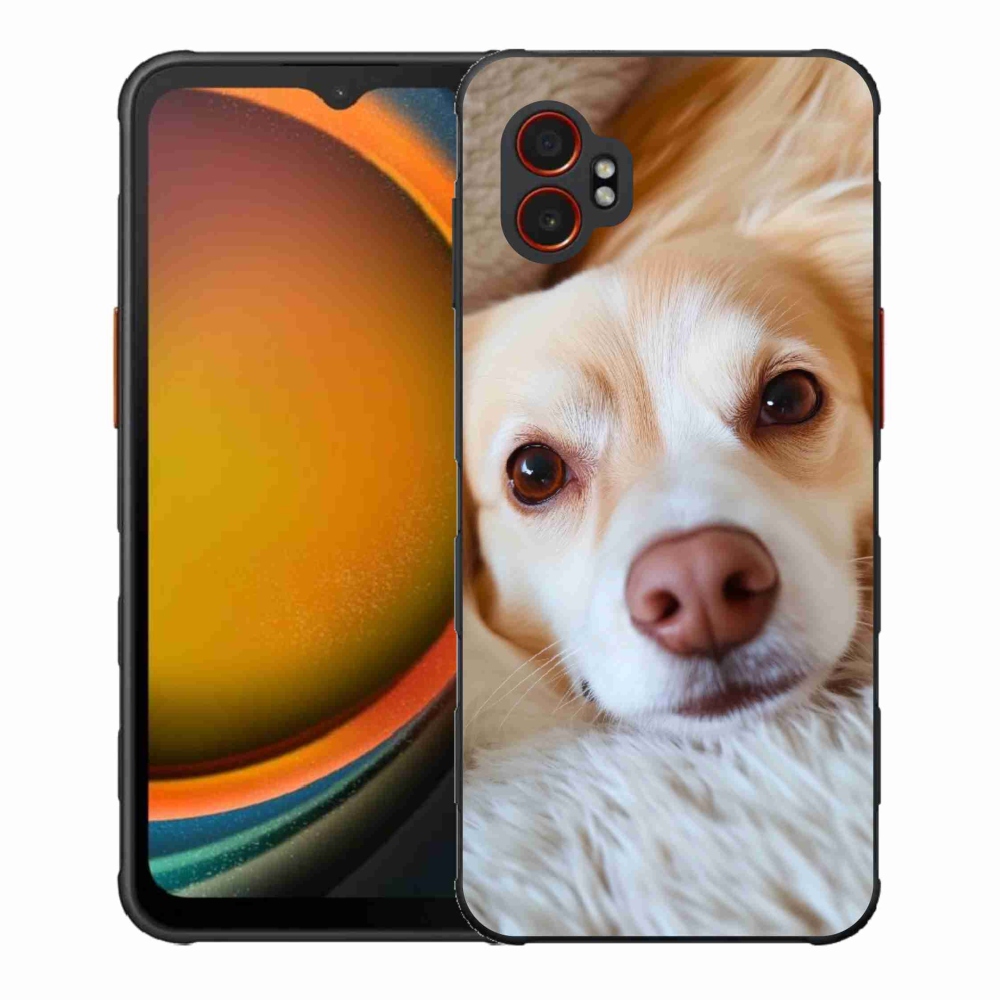 Gélový kryt mmCase na Samsung Galaxy Xcover 7 Pro - Roztomilá čivava