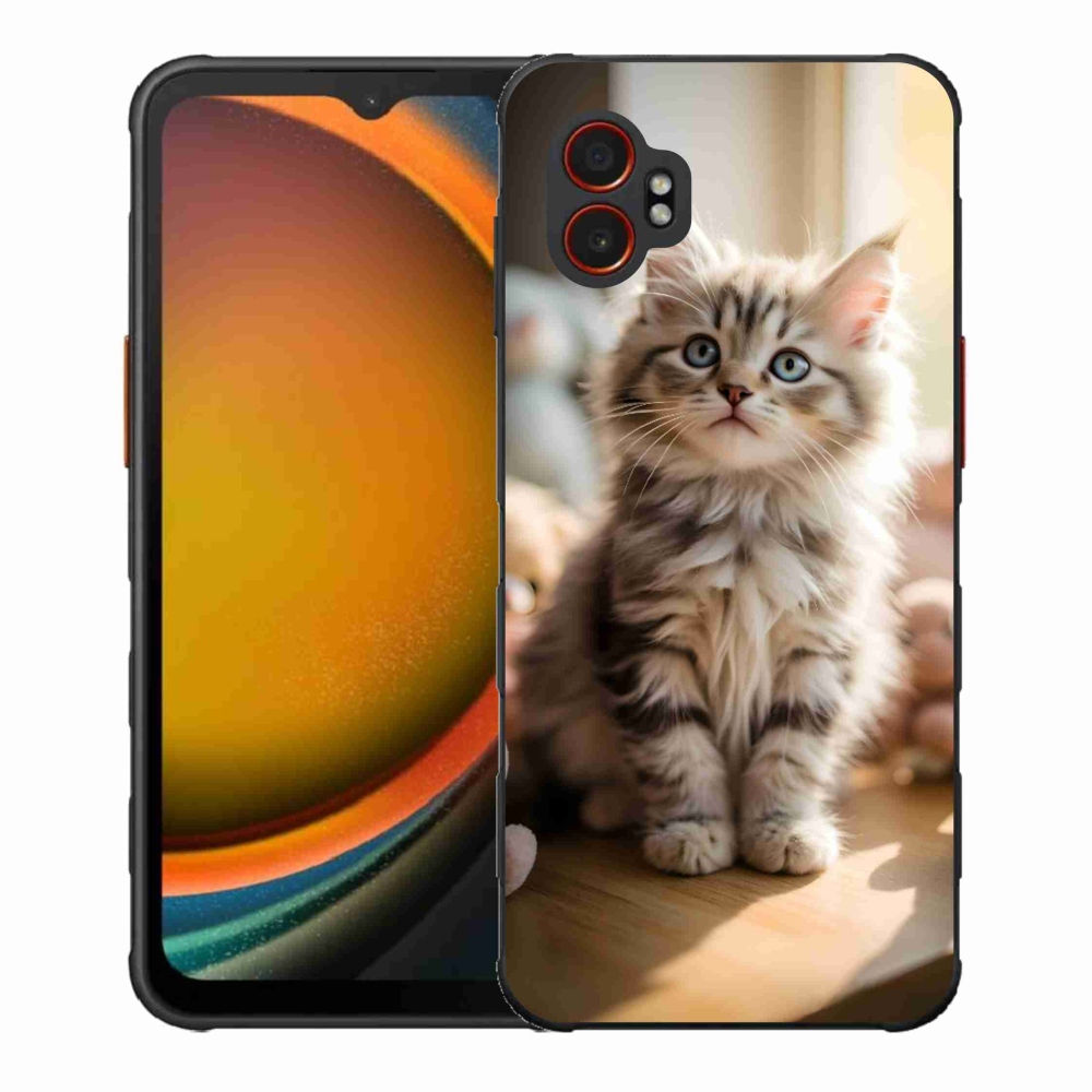 Gélový kryt mmCase na Samsung Galaxy Xcover 7 Pro - roztomilé mačiatko 10