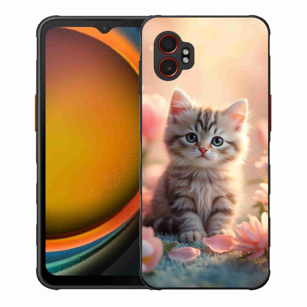 Gélový kryt mmCase na Samsung Galaxy Xcover 7 Pro - roztomilé mačiatko 8