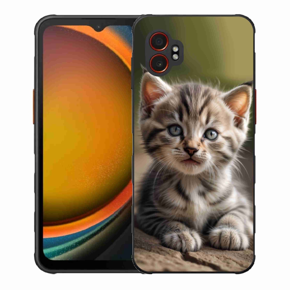 Gélový kryt mmCase na Samsung Galaxy Xcover 7 Pro - roztomilé mačiatko 9