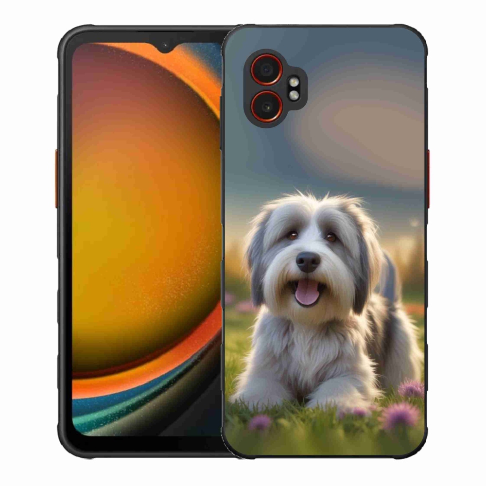 Gélový kryt mmCase na Samsung Galaxy Xcover 7 Pro - roztomilý havanský psík