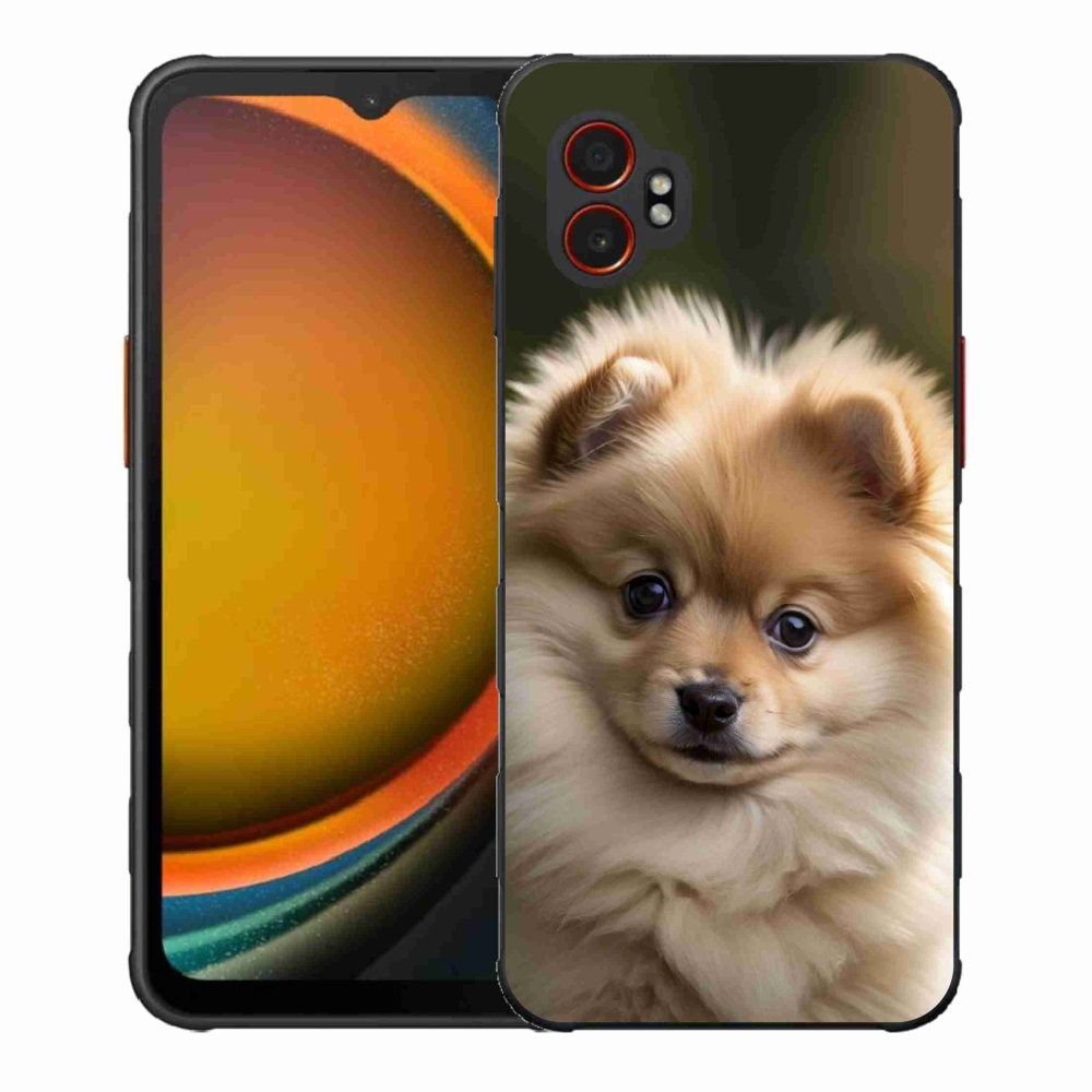 Gélový kryt mmCase na Samsung Galaxy Xcover 7 Pro - roztomilý pomeranian 2
