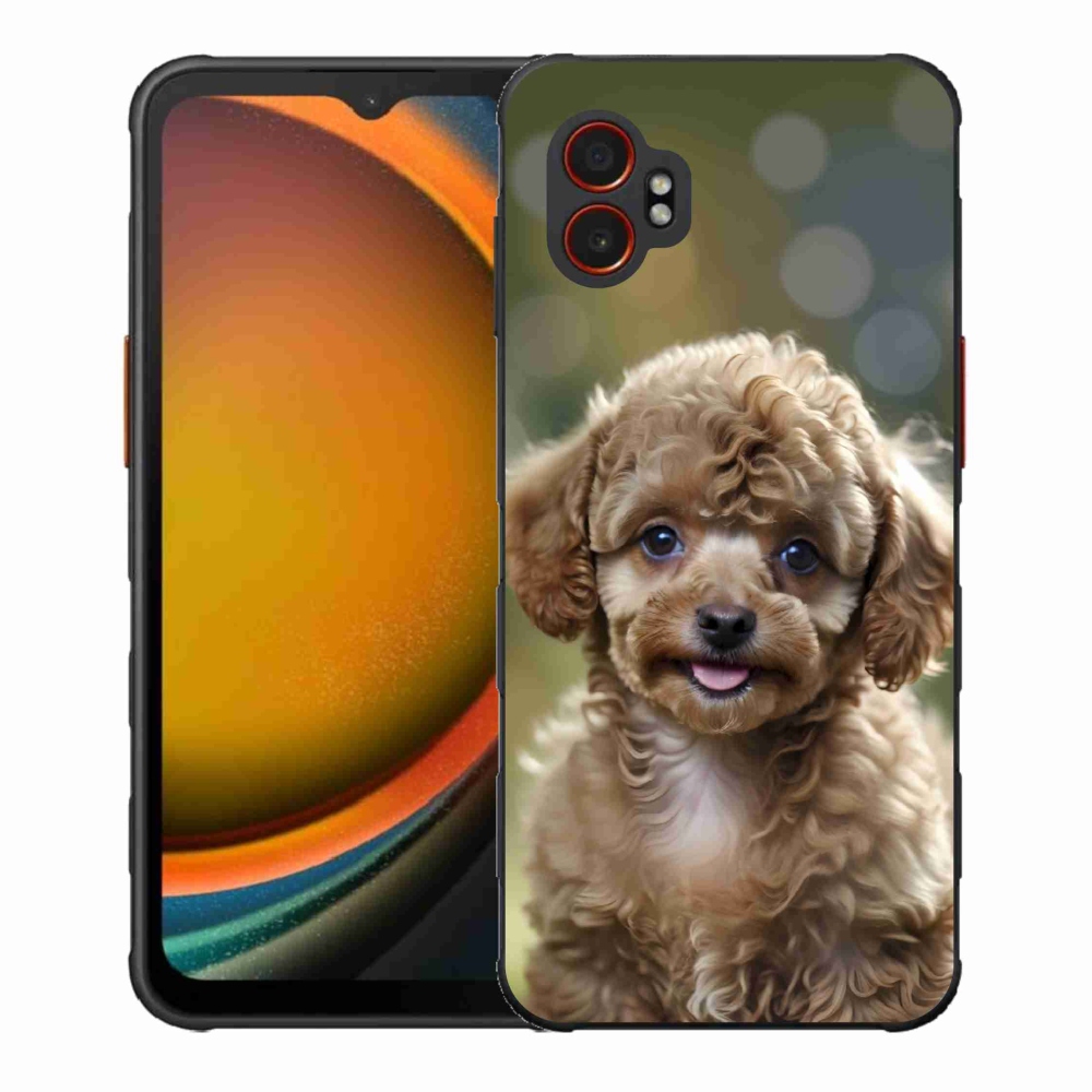 Gélový kryt mmCase na Samsung Galaxy Xcover 7 Pro - roztomilý pudel