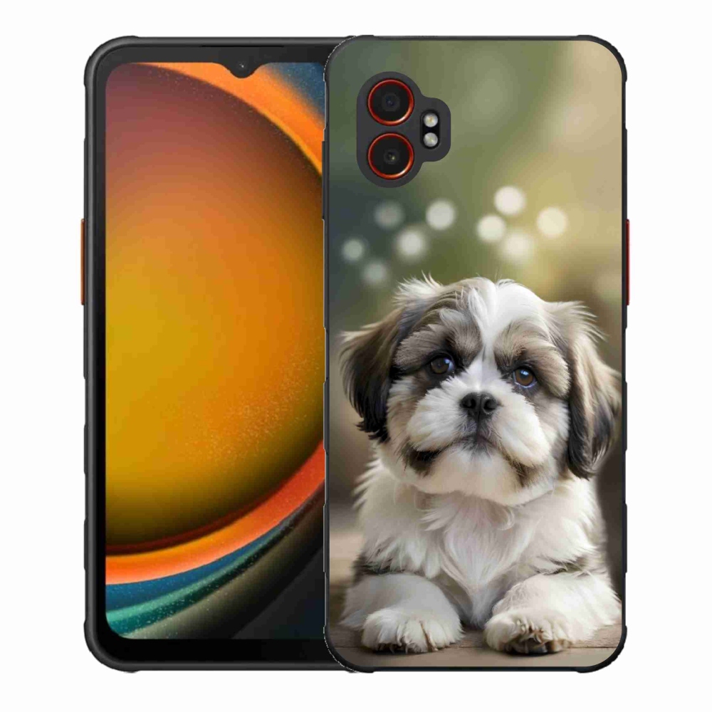 Gélový kryt mmCase na Samsung Galaxy Xcover 7 Pro - roztomilý shih-tzu