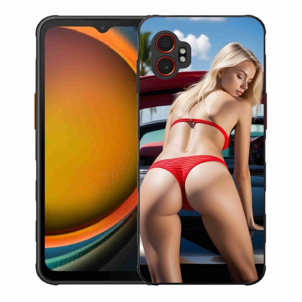 Gélový kryt mmCase Samsung Galaxy Xcover 7 Pro - sexy žena 2