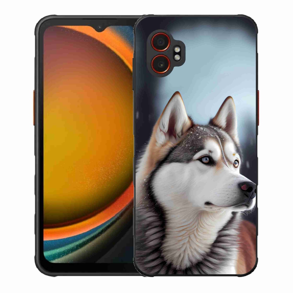 Gélový kryt mmCase na Samsung Galaxy Xcover 7 Pro - sibírsky husky