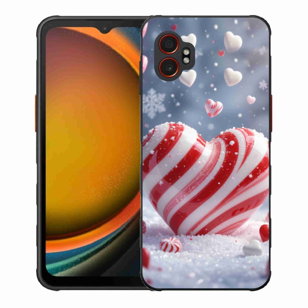 Gélový kryt mmCase na Samsung Galaxy Xcover 7 Pro - sladké srdce