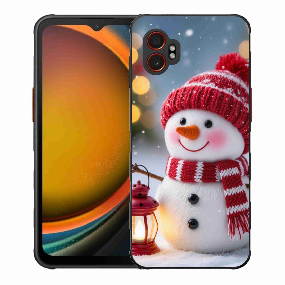 Gélový kryt mmCase na Samsung Galaxy Xcover 7 Pro - snehuliak 2