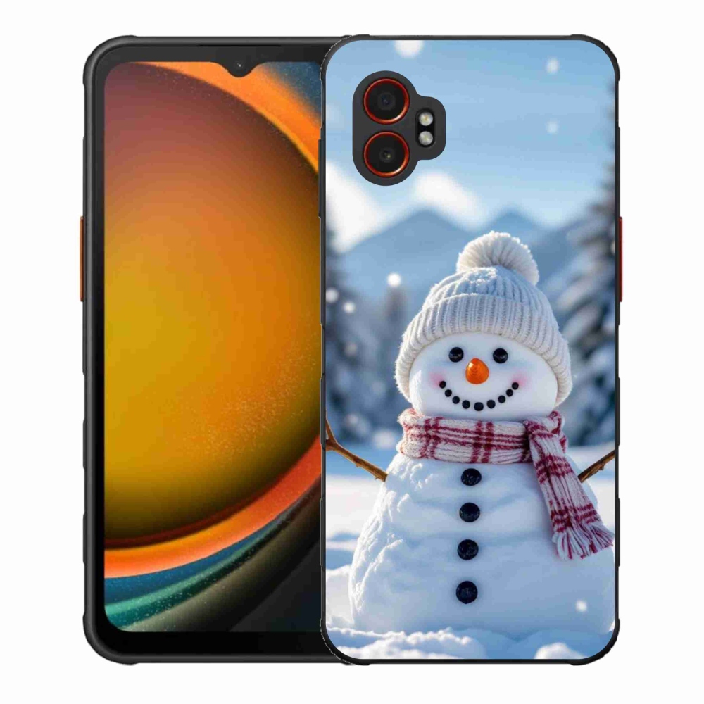 Gélový kryt mmCase na Samsung Galaxy Xcover 7 Pro - snehuliak 3