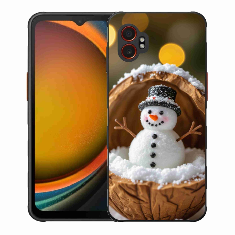 Gélový kryt mmCase na Samsung Galaxy Xcover 7 Pro - snehuliak 4
