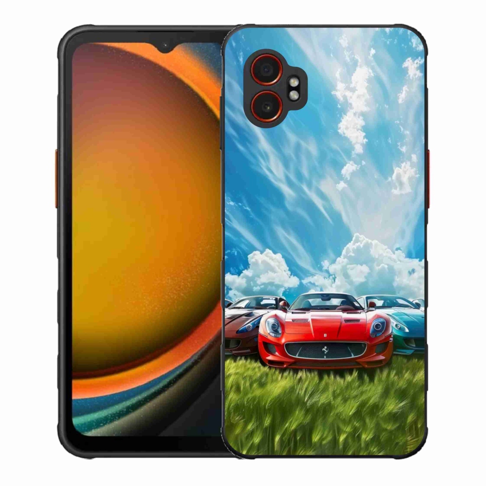 Gélový kryt mmCase na Samsung Galaxy Xcover 7 Pro - športové vozidlá