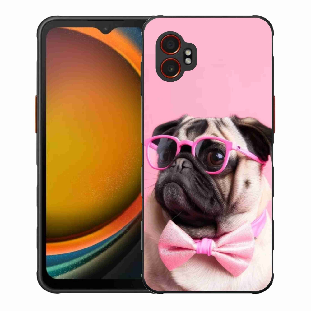 Gélový kryt mmCase na Samsung Galaxy Xcover 7 Pro - štýlový mops