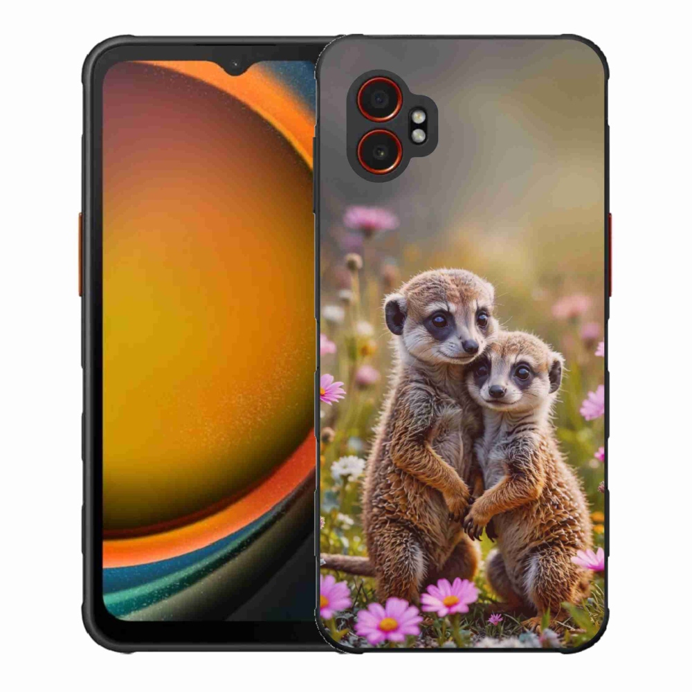 Gélový kryt mmCase na Samsung Galaxy Xcover 7 Pro - surikatí duo