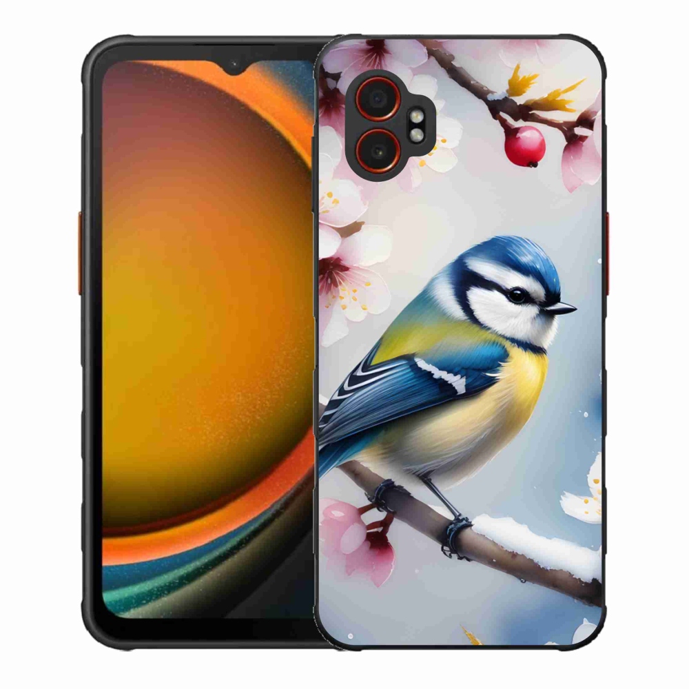 Gélový kryt mmCase na Samsung Galaxy Xcover 7 Pro - sýkorka