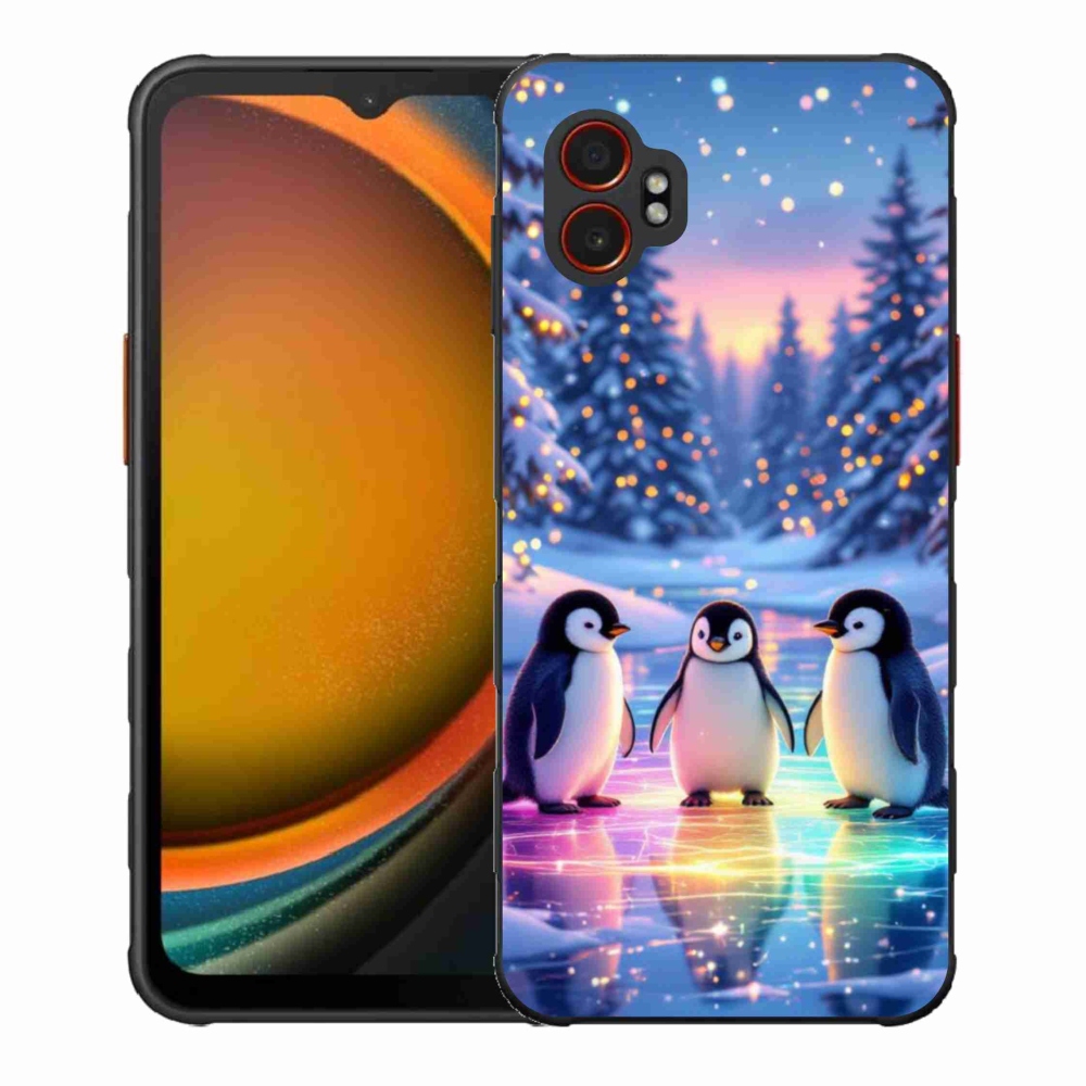 Gélový kryt mmCase na Samsung Galaxy Xcover 7 Pro - tučniaci