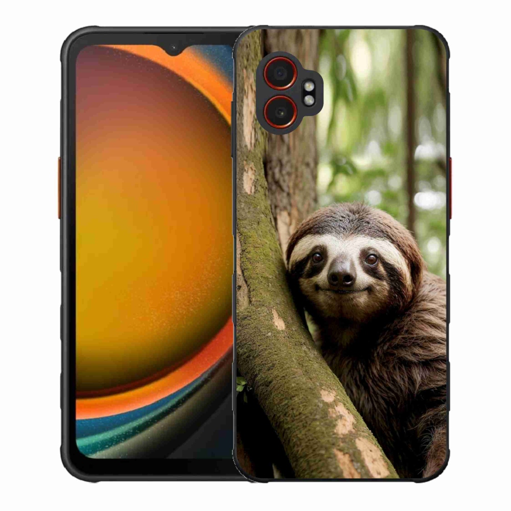 Gélový kryt mmCase na Samsung Galaxy Xcover 7 Pro - usmievavý leňochod