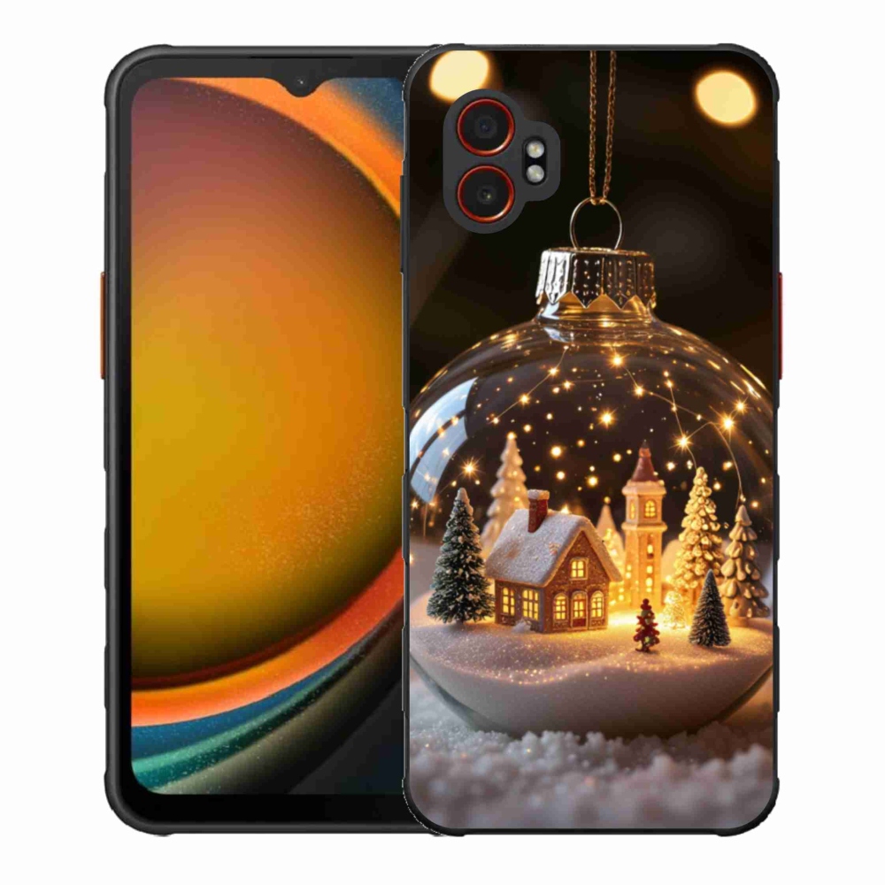 Gélový kryt mmCase na Samsung Galaxy Xcover 7 Pro - vianočné gule 3