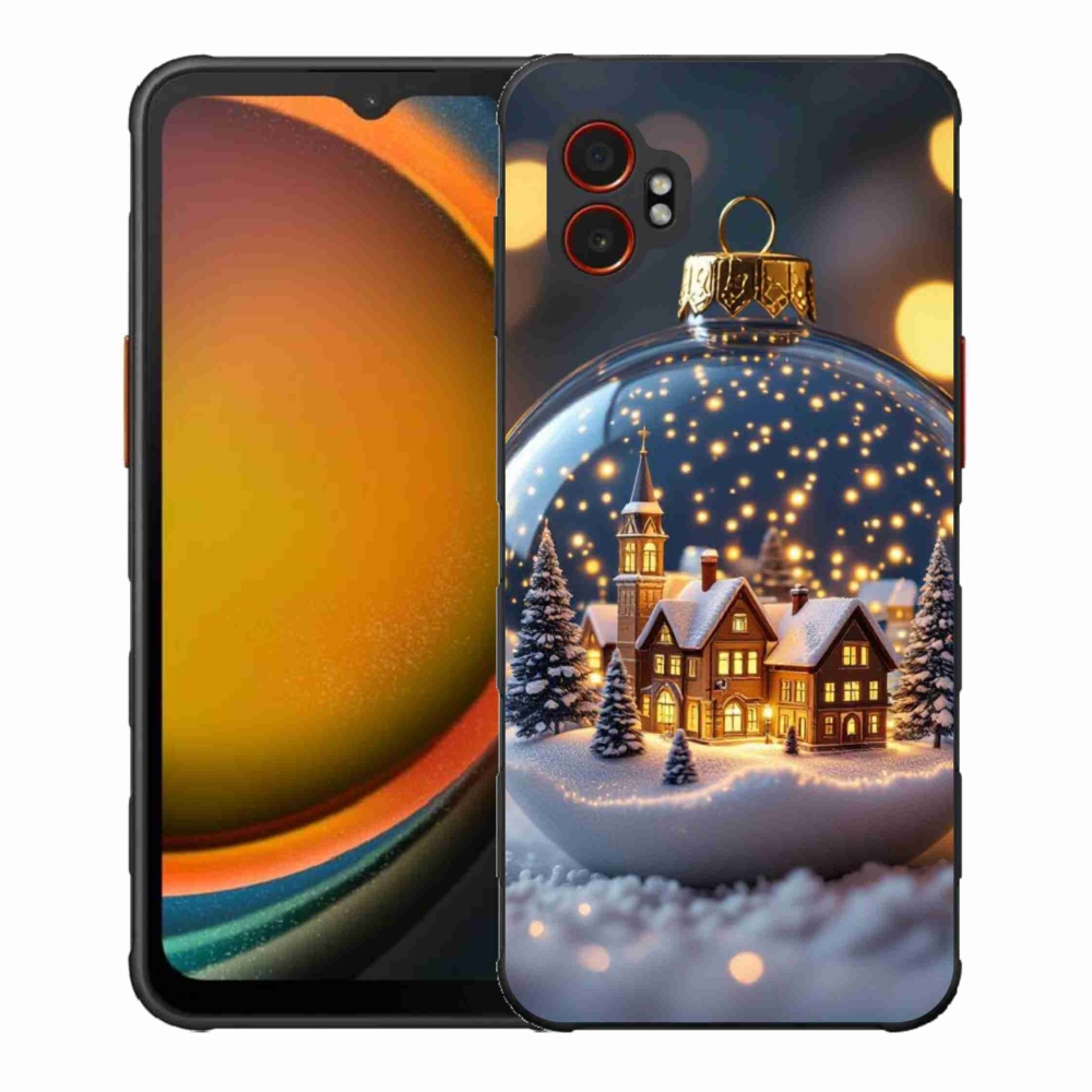 Gélový kryt mmCase na Samsung Galaxy Xcover 7 Pro - vianočné gule 4